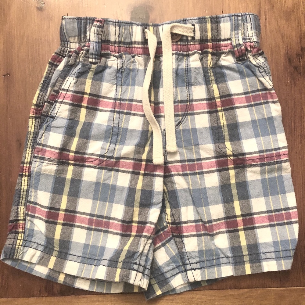 Baby Gap Plaid Baby Pull-on Chino Shorts